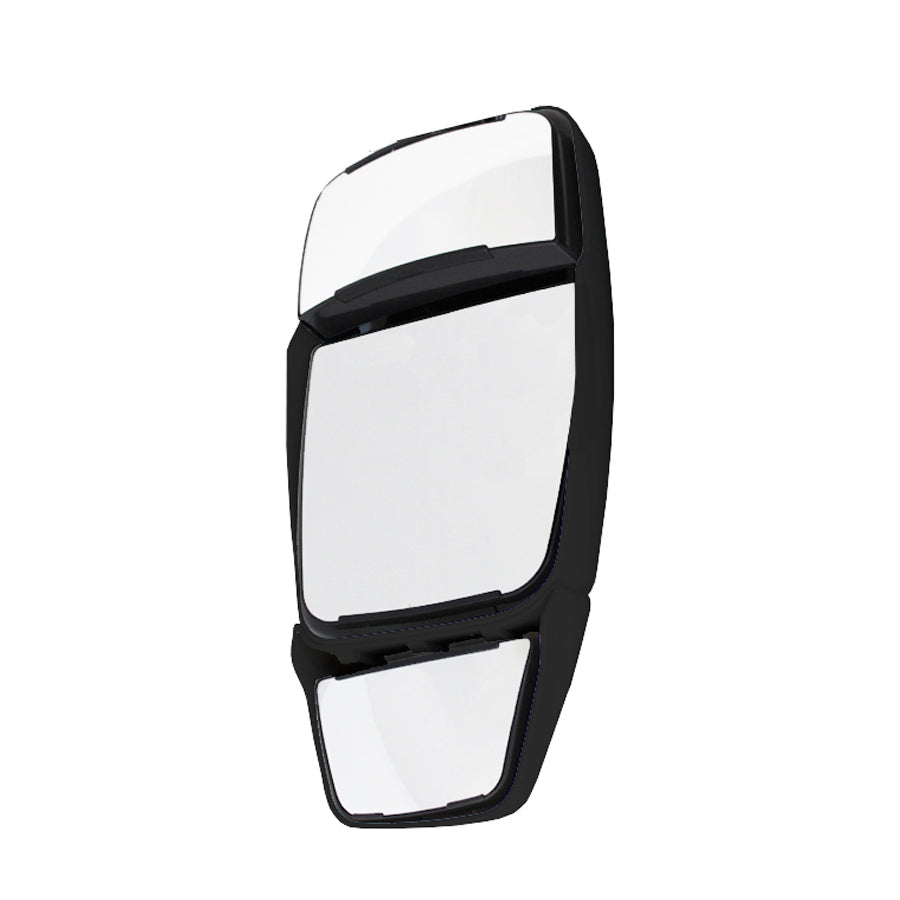 Deluxe w/Top Hat-Inverted, Black, Passenger Side, Mirror Head Only