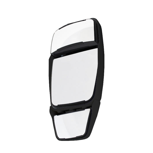 Deluxe w/Top Hat-Inverted, Black, Passenger Side, Mirror Head Only