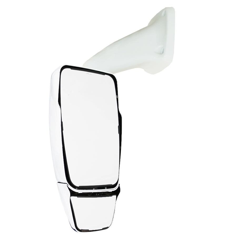 2025 System, Full Glass w/Top Hat-Inverted, White, Driver Side