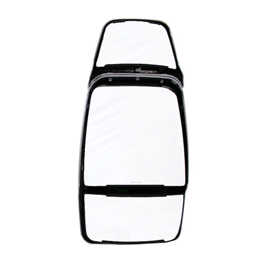 Mirror Head: Chrome Deluxe w/ Top Hat, Driver Side