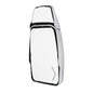 Mirror Head: Chrome, Adjustable Full Flat Glass, Adjustable Top Hat Convex, Passenger Side