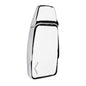 Mirror Head: Chrome, Adjustable Full Flat Glass, Adjustable Top Hat Convex, Driver Side