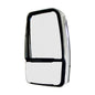 Mirror Head: Chrome Deluxe Head, Adjustable Flat Glass and Adjustable Convex Glass, Passenger Side