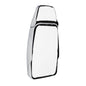 Mirror Head: Chrome, Adjustable Flat Glass w/ Top Hat, Driver Side