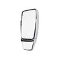 Mirror Head: Black, Flat Glass w/ Top Hat, Driver Side