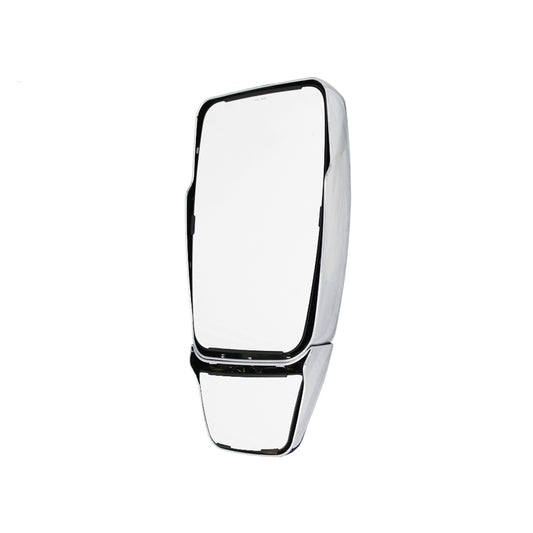 Mirror Head: Black, Flat Glass w/ Top Hat, Passenger Side