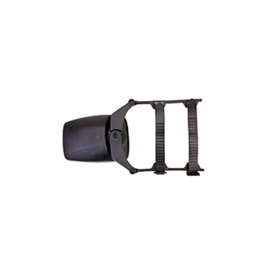 Strap-On Towing Mirror with 4-1/4" x 6" Mirror Head - Black