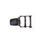 Strap-On Towing Mirror with 4-1/4" x 6" Mirror Head - Black
