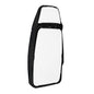 Mirror Head: Black, Flat Glass w/ Top Hat, Driver Side