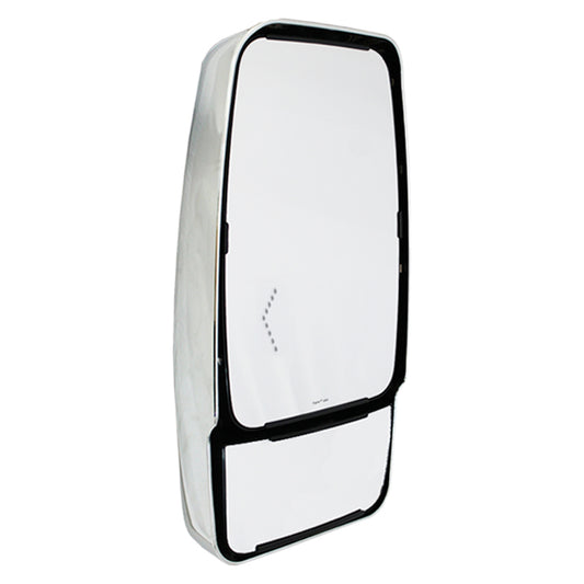 VMAX II Mirror Head: Chrome, with Full and Convex Glass, Driver Side