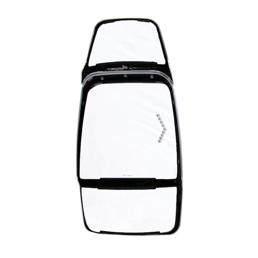 Mirror Head: Chrome Deluxe w/ Top Hat, Passenger Side