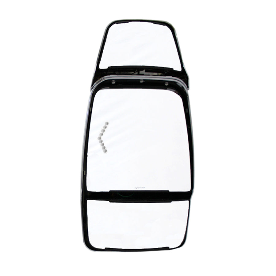 Mirror Head: Chrome Deluxe w/ Top Hat, Driver Side