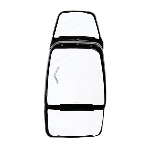 Mirror Head: Chrome Deluxe w/ Top Hat, Driver Side