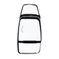 Mirror Head: Chrome Deluxe w/ Top Hat, Driver Side