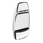 Mirror Head: White Deluxe w/ Top Hat, Driver Side