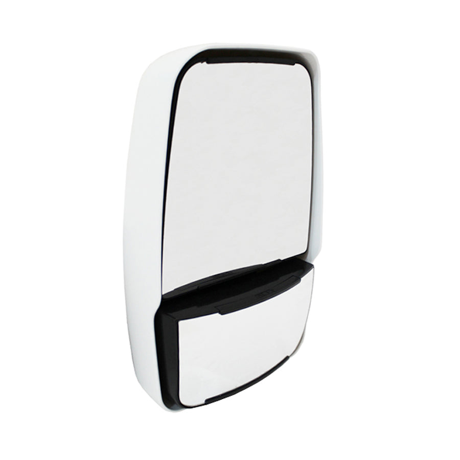 Deluxe Head: White, Flat and Convex Glass, Driver Side