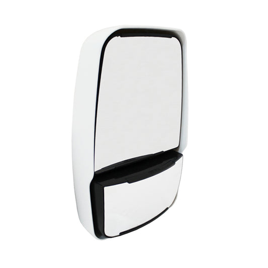 Deluxe Head: White, Flat and Convex Glass, Driver Side