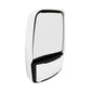 Deluxe Head: White, Flat and Convex Glass, Driver Side