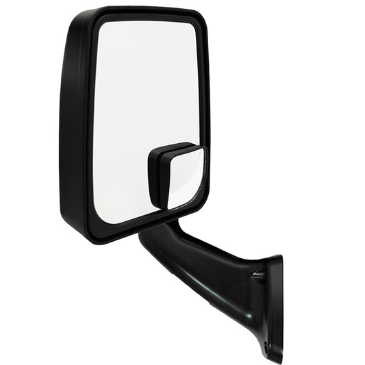 All Star Mirror - Full Flat Glass, No Convex, Black, Driver or Passenger Side