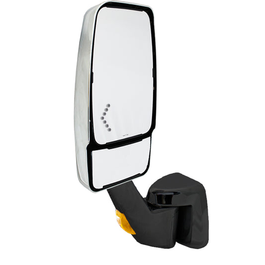 Revolution Mirror, VMAX II Chrome Head w/ Black Arm, Driver Side