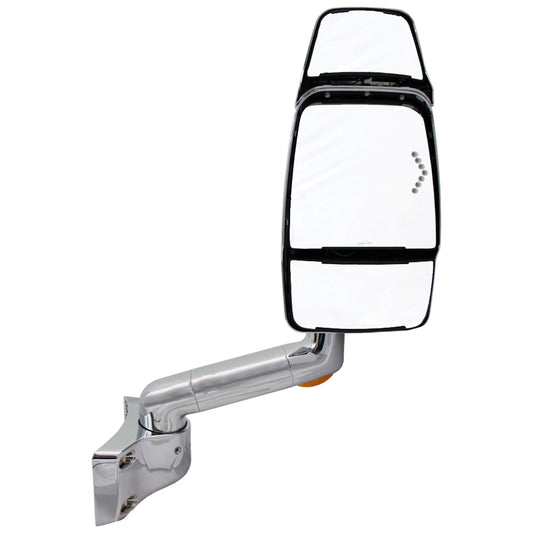 2030 System, Chrome, Signal, 14" Lighted Arm, Passenger Side