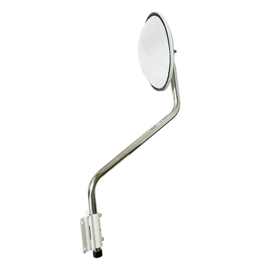 RVX Mirror Assembly for Chevy Uplander, White/Stainless Steel