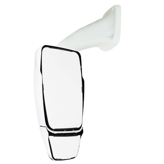 2025 System, Full Glass w/Top Hat-Inverted, White, Driver Side
