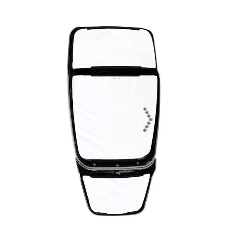 Deluxe w/Top Hat-Inverted, Chrome, Signal, Passenger Side, Mirror Head Only