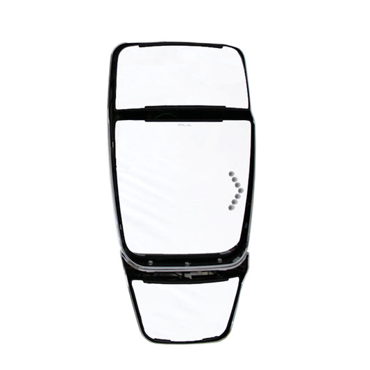 Deluxe w/Top Hat-Inverted, Chrome, Signal, Passenger Side, Mirror Head Only