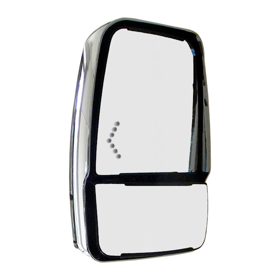 Replacement Head and Glass Kit, Deluxe Head, Chrome, Signal Arrow, Left Side