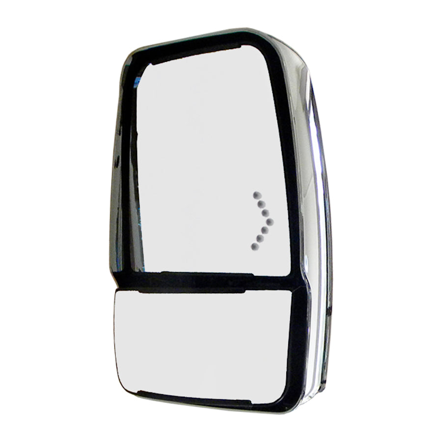 Replacement Head and Glass Kit, Deluxe Head, Chrome, Signal Arrow, Right Side