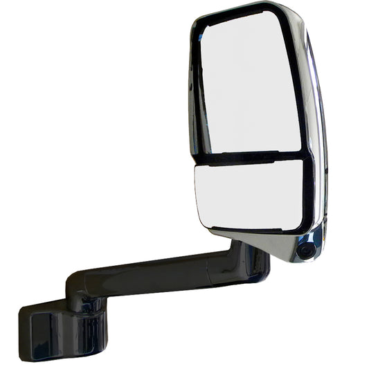 2030 System, Chrome/Black, Camera, 14" Arm, Passenger Side