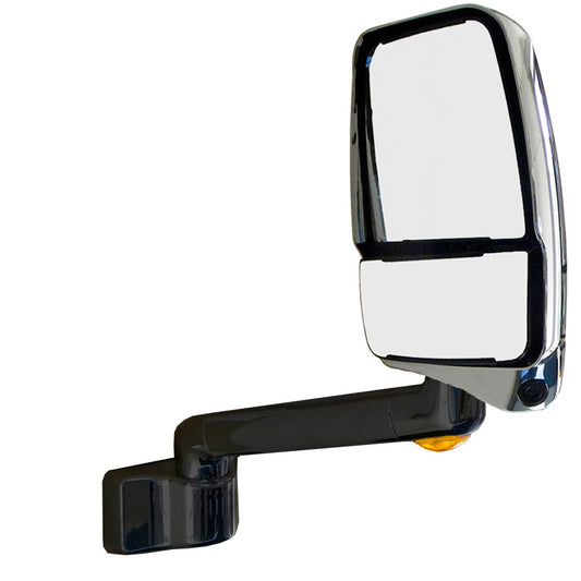 2030 System, Chrome/Black, Camera, 14" Arm, Passenger Side