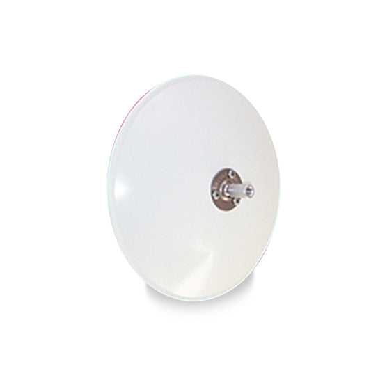 8" Convex Mirror, Post Office White