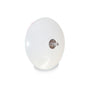 8" Convex Mirror, Post Office White